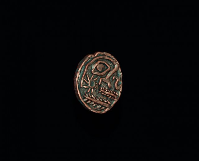 Old coin v2 3D-Druckmodell .c4d .max .obj .3ds .fbx .stl .blend 