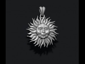 Sun pendant Modèles 3D en vedette