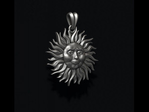 Sun pendant Modèles 3D en vedette