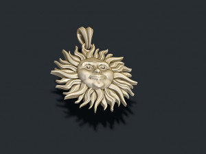 Sun pendant Modèles 3D en vedette