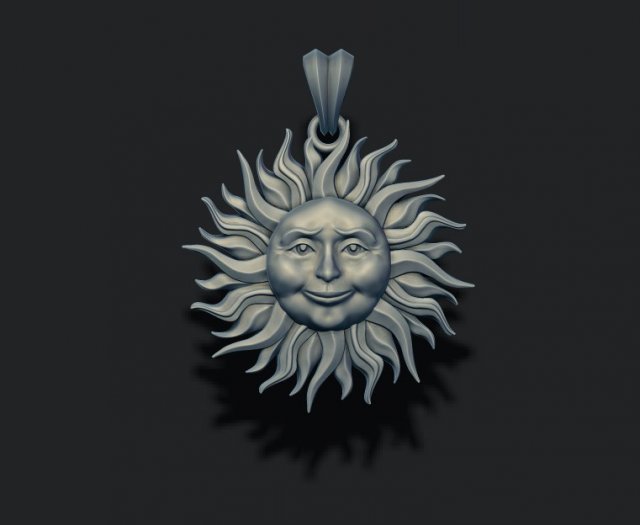 Sun pendant Modèles 3D en vedette .c4d .max .obj .3ds .fbx .stl .blend 