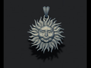 Sun pendant Modèles 3D en vedette
