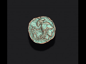 Old coin v3 Model do druku 3D