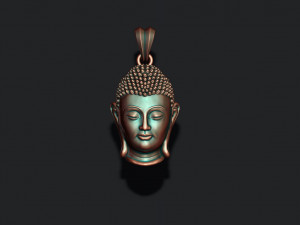 buddha head pendant 3D Print Model
