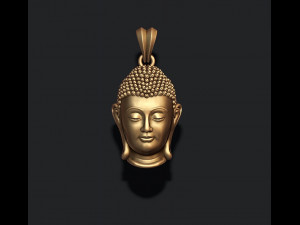 Buddha head pendant 3Dプリントモデル