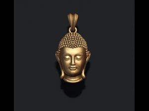Boeddha hoofd hanger 3D printmodel