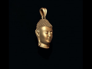 Buddha head pendant Modello di stampa 3D
