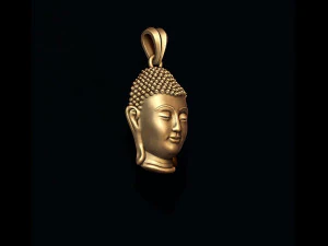 Buddha head pendant 3D Print Model