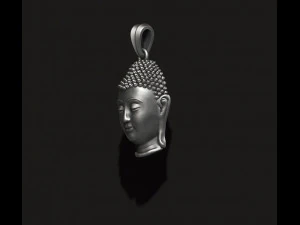 Buddha head pendant 3D Print Model