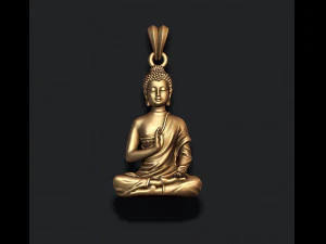 Buddha pendant 3D Print Model