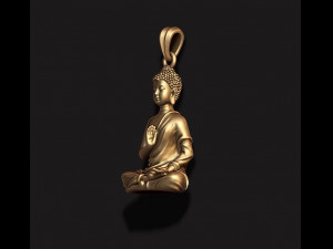 Buddha pendant Modello di stampa 3D
