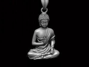 Buddha pendant Modello di stampa 3D