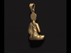 Buddha pendant Modello di stampa 3D