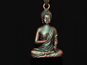 Buddha pendant 3D Print Model