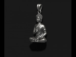 Buddha pendant Modello di stampa 3D