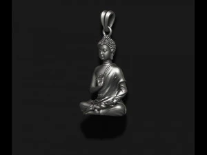 Buddha pendant 3D Print Model