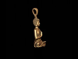 Buddha pendant 3D Print Model
