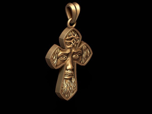 Jesus cross pendant Modèles 3D en vedette