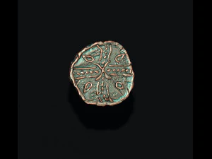 Old coin v4 3D Print Model