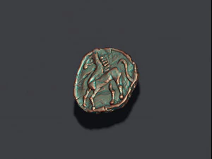 Old coin v4 3D Print Model