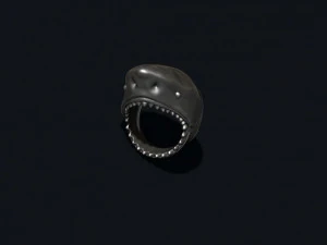 Shark head ring 3D Print Model