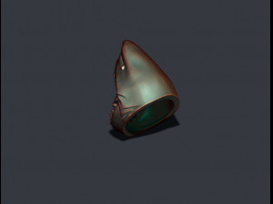 Shark head ring 3D Принт Модель