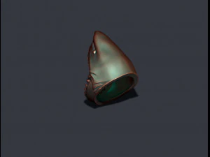 Shark head ring 3D Print Model