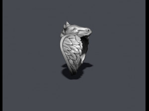 Pegasus ring Model Cetak 3D