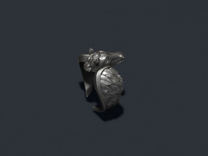 Pegasus ring Model Cetak 3D