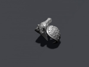 Pegasus ring Model Cetak 3D