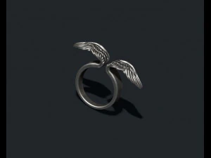 Wings ring 3D Print Model