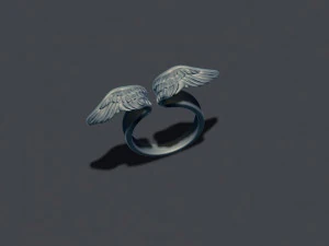Wings ring 3D Print Model