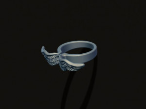 Wings ring 3Dプリントモデル
