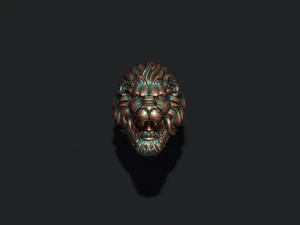 Man lion ring 3D Print Model