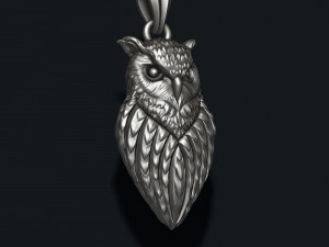Owl pendant 3D 打印模型