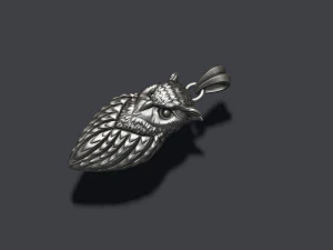Owl pendant 3D Print Model