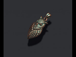 Owl pendant 3D 打印模型