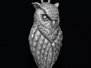 Owl pendant 3D 打印模型