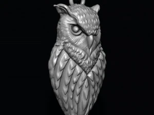 Owl pendant 3D Print Model