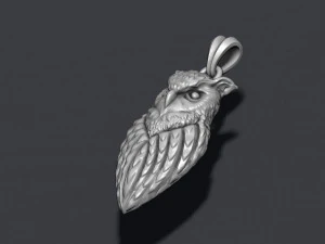 Owl pendant 3D Print Model