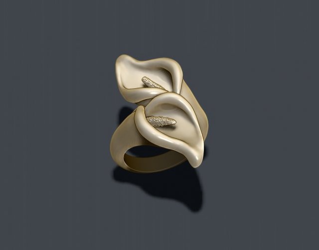 Calla lily outlet ring