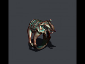 Elephant ring 3D 프린트 모델