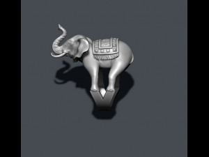 Elephant ring 3D 프린트 모델