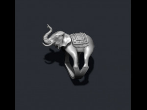 Elephant ring 3D 프린트 모델