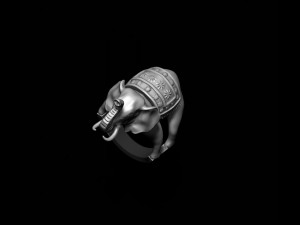 Elephant ring 3D 프린트 모델