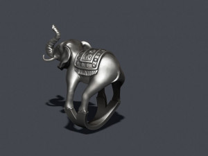 Elephant ring 3D 프린트 모델