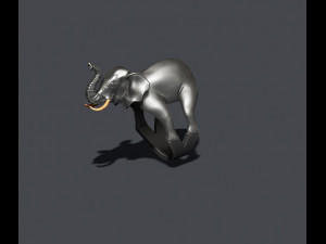 Elephant ring 3Dプリントモデル