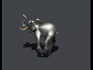 Elephant ring 3Dプリントモデル