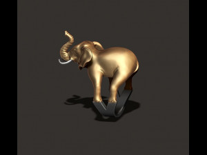 Elephant ring 3D 프린트 모델