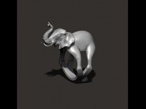 Elephant ring 3Dプリントモデル